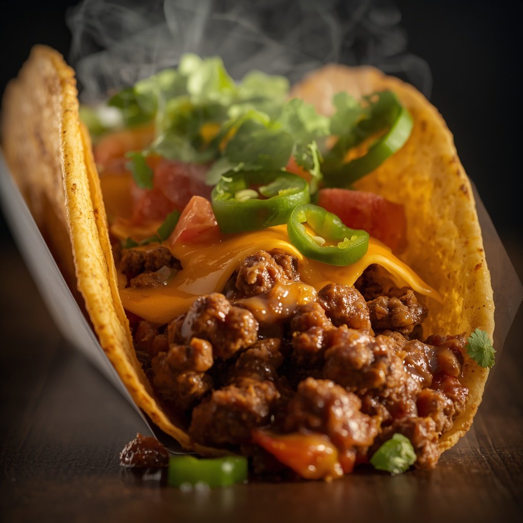 Spicy Beef Tacos