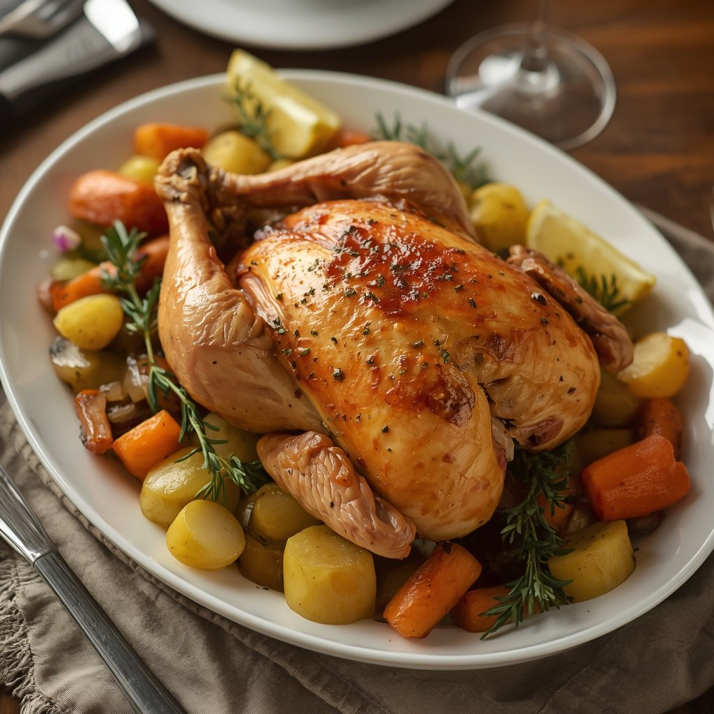 Lemon Herb Roast Chicken