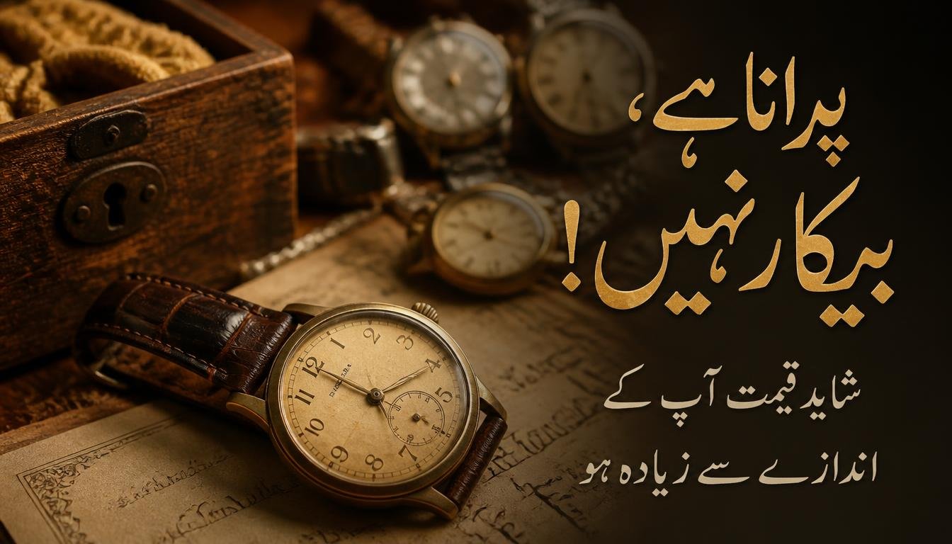 پرانا ہے بیکار نہیں قیمتی گھڑی کی اصل قیمت