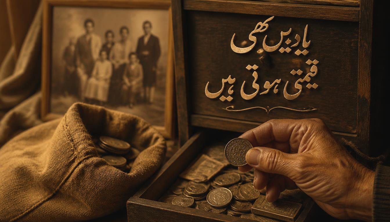 پرانے سکے اور خاندان کی پرانی یادیں