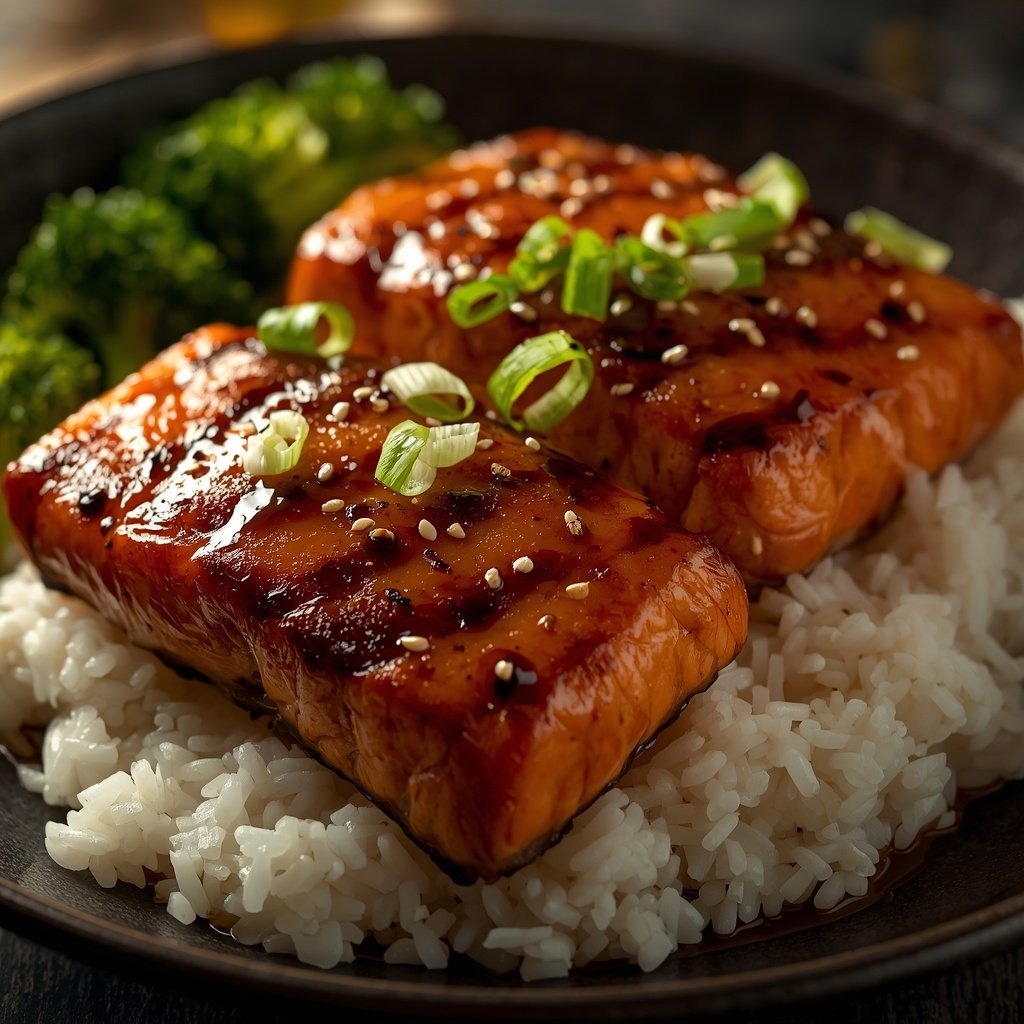Grilled Salmon Teriyaki